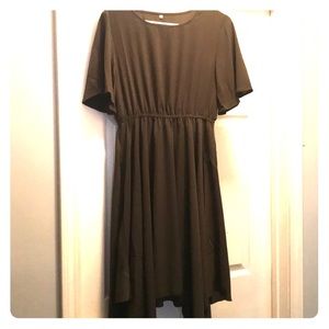 Dark Green Zeeful Dress (Large)